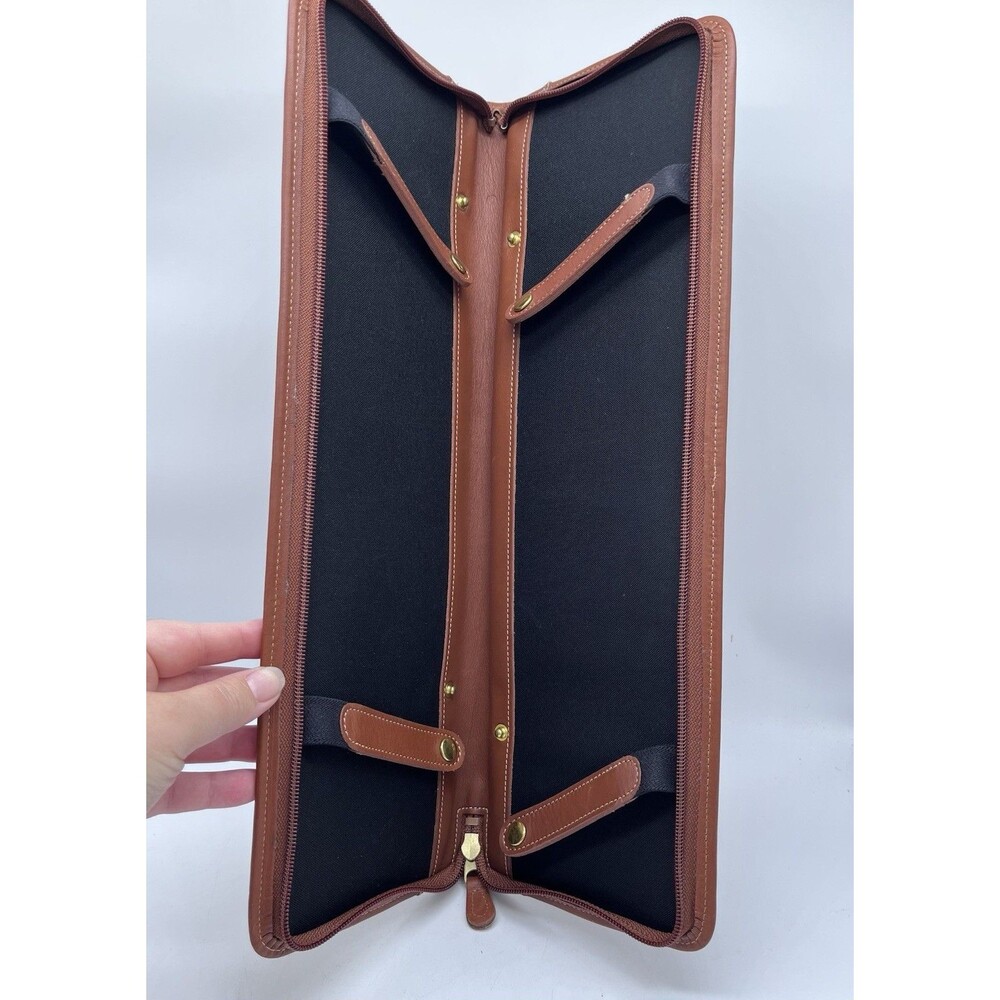 COACH Men's Vintage Leather Travel Tie Case British Tan 7230 - Picture 4 of 6
